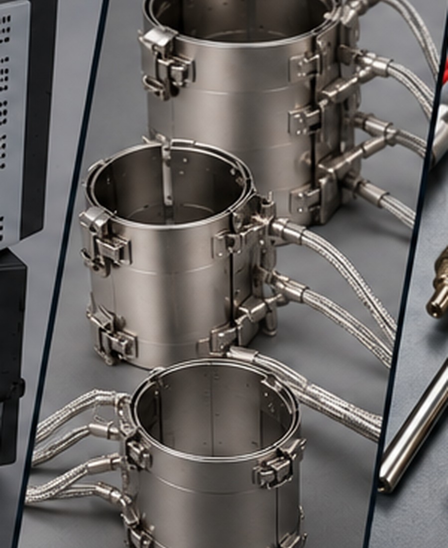 Stainless steel industrial band heaters