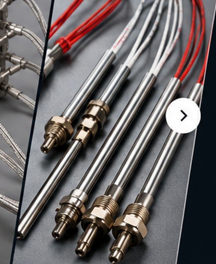 Industrial cartridge heater elements